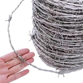 China Economical Custom Design  hot dip galvanized barbed wire 10kg barbed wire price in bangladesh for security for sale