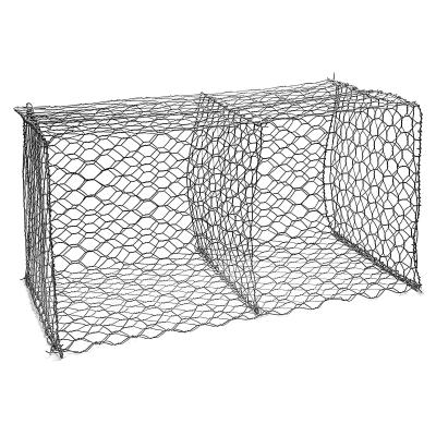 China High Quality Anti-corrosion 80*100mm Hot Dipped Galvanized Gabion Baskets Wire Mesh For Gabion Wall for sale