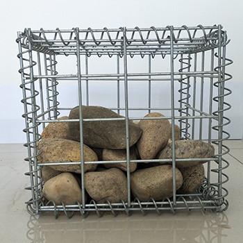China 2x1x1m Welded Gabion Basket Hot Dipped Galvanized Gabion Boxes Wire Mesh Fence Gabion Wall Cage Factory for sale