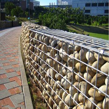 China Economical Custom Design  Special Hot Selling  Heaving Zinc Coated square welded gabion box for garden decoration for sale