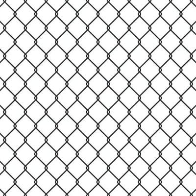 China New Design Electro Galvanized Wire Mesh Anti-rust  Chain Link Fence Hook Flower netting For Playground Gate for sale