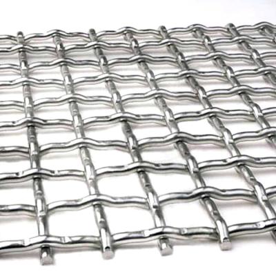 China Custom High Quality Square Woven Wire Mesh Stainless Steel Crimped Wire Filter Mesh For Barbecue for sale
