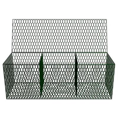 China Wholesale High Quality Hot Dipped Galvanized Gabion Cages Hexagonal Wire Mesh Woven Gabion Box For Wall Gabion for sale
