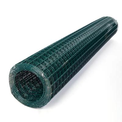 China Manufacturers Direct Selling 3/4 Welded Wire Mesh Roll Hot Dipped Pvc Coated Roll Welding Square Fence for sale