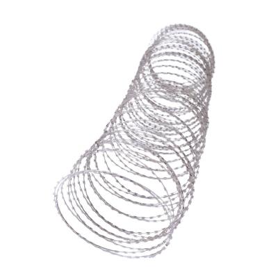 China New products sell like hot cakes Stab blade thorn rope anti-theft cage gill net against climb barbed wire, crawl barbed wire for sale