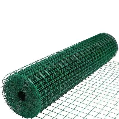 China 6mm Aperture Welding Mesh Rolls for Custom Pvc Coated Electro Galvanized Iron Fence for sale