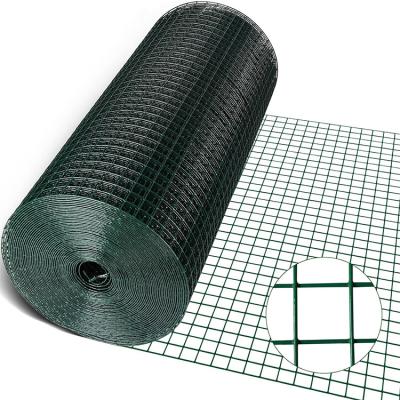 China Newest Hot Sale 10 Gauge Powder Anti Climbing Fence Iron Wire Mesh Pvc Coated Welded Mesh Rolls for sale
