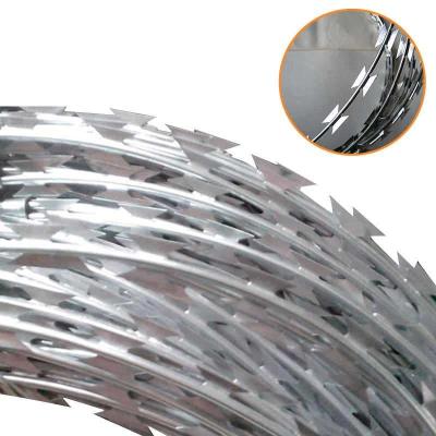China Factory Sale Various An Ping hot selling galvanized razor barbed wire BTO-22 for prison or security for sale