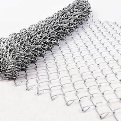China 2.1mm-4.2mm Wire Gauge Iron Chain Link Fence Roll 50Ft for Customizable Stainless Steel for sale