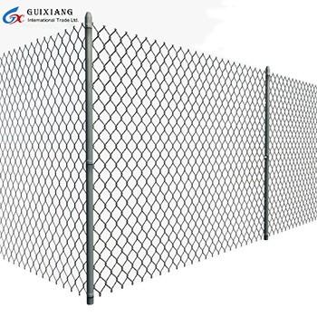 China Temporary Fencing Panels Chain Link Fence Factory Directly Supply Outdoor Construction Galvanized Chain Link Fence for sale