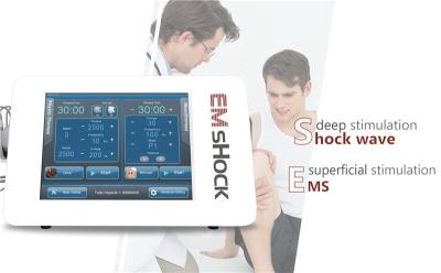 China ED Treatment Eswt Shockwave Therapy Machine , White Muscle Shock Machine for sale
