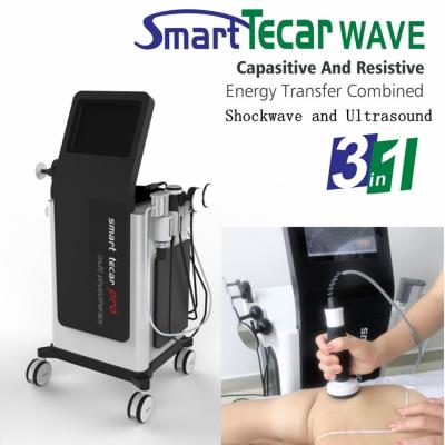 China Sport injuiry Ultraound Wave Therapy Machine with Tecar Diathermy for Plantar fasciitis for sale