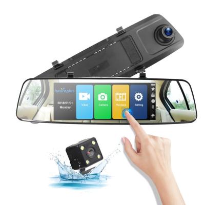 China 7 Inch Touch Screen  OEM ODM Vehicle Dash Cam FHD1080P Mirror Type for sale