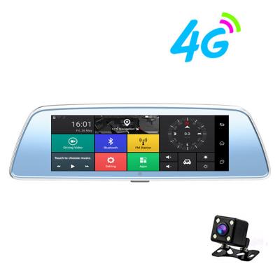 China 8 Inch Touch Screen 4G Android Dash Cam Rearview Mirror Car DVR for sale