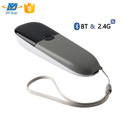 China 32 Bit CPU Wireless Bluetooth Barcode Scanner , 2.4G 2d Barcode Scanner Handheld for sale