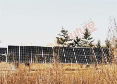 China Pre Galvanized One Axis 1500V Slew Drive Solar Tracker Powered By PV Strings for sale