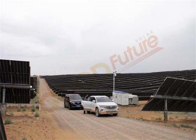China Wind Speed 18m/S Solar Tracker 60 Degree Automatic Tracking for sale