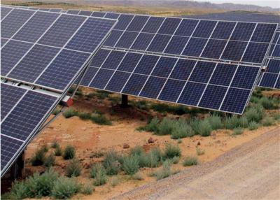 Chine 10MW a rectifié la protection solaire de vent violent de modules du système de piste de bâti 90 à vendre