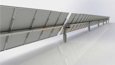 Китай компоненты отслежывателя одиночной оси 6kw солнечные сразили кронштейны панели солнечных батарей привода продается