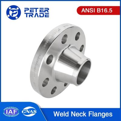 China ASME B16.5 A105 Carbon Steel Weld Neck Raised Face Flange Class 2500LB WNRF for High Pressure Industrial Pipeline for sale