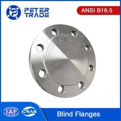 China ASME B16.5 Class 150 A105 Carbon Steel Blind Flange BLRF Raised Face 1/2'' To 24'' For Pharmaceutical and Food Industry for sale