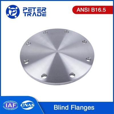 China Class 600 ASME B16.5 Flange Carbon Steel and Stainless Steel Blind Flanges RF NPS 1/2 To 24 For Oil And Gas Pipelines for sale
