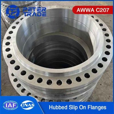 China AWWA C207 Standard Steel Hub Flanges Class D 150-175 PSI For Waterworks Services for sale