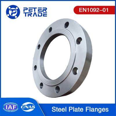 China European Standard EN1092-01 Carbon Steel/Stainless Steel Plate Flange PN16 PLFF PLRF Flat Face/Raised Face for sale