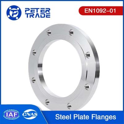 China EN1092-01 TYPE 01 ASTM A182 F304 316 Stainless Steel Flat Face Plate Flange PN 25 PLFF DN10-DN800 for Chemical Industry for sale