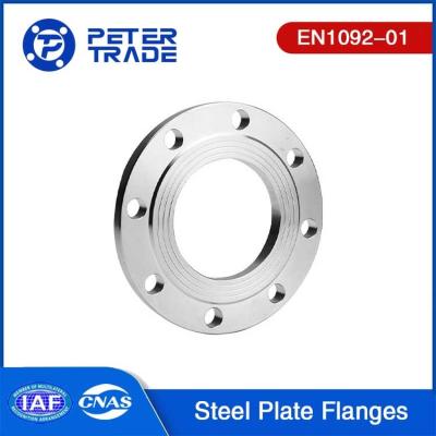 China EN1092-01 TYPE 01 Stainless Steel SS304 SS316L Flat Face Plate Flange PN 63 PLFF in Higher Pressure Applications for sale