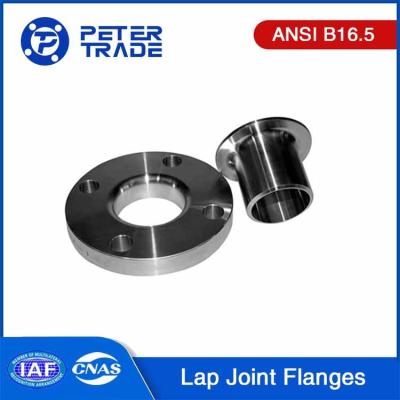China ASME B16.5 Carbon Steel A105 1/2'' to 24'' Lap Joint Flange Welding LJRF Class 600LB For Oil And Gas Pipelines for sale