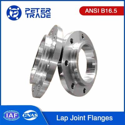 China ASME B16.5 Class 300 A105 Carbon Steel/ 304 Stainless Steel Lap Joint Flange Raised Face LJRF for Oil and Gas Industry for sale