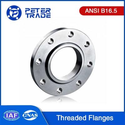 China ASTM A182 F304 / F316 / F316L / F321 Class 400 ASME B16.5 American Standard Stainless Steel Threaded Flanges THRF for sale
