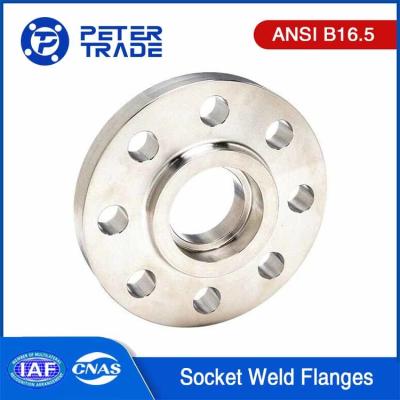 China ANSI B16.5 Socket Weld Pipe Fitting Flanges Raised Face SW RF Class 400 For Wastewater Treatments for sale