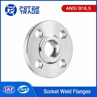 China ASME B16.5 Carbon Steel Socket Weld Flanges SWRF High Pressure Class 1500 For Industrial Applications for sale