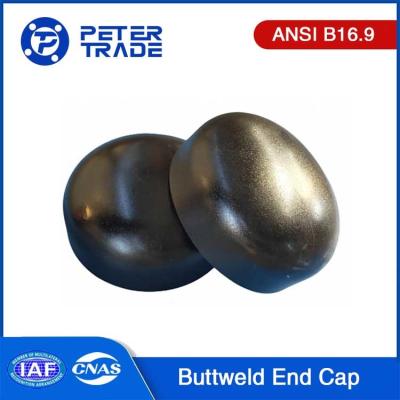 China ASME B16.9 Galvanized Stainless Steel/Carbon Steel Buttweld Caps DN15-DN1200 Sch10 Sch20 Sch30 for Fire Fighting Systems for sale