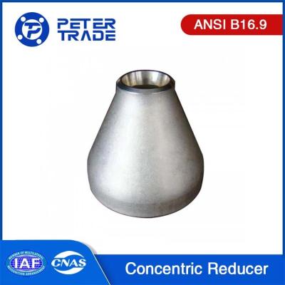 China ASME B16.9 Norma de tubos concéntricos de acero inoxidable con reducción Sch 40 para la industria del petróleo y el gas en venta