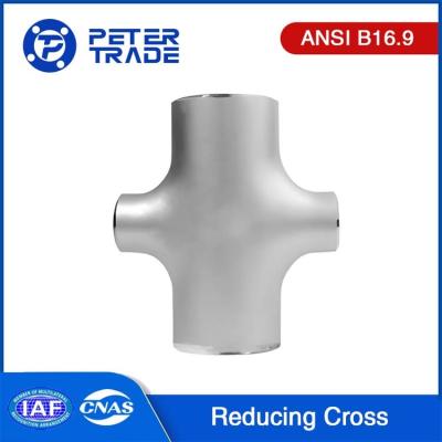 China Pipe Fitting Cross ASME B16.9 Reducing Cross Stainless Steel Pipe Fittings A403 WP321 WP321H for Hot Water Supply for sale