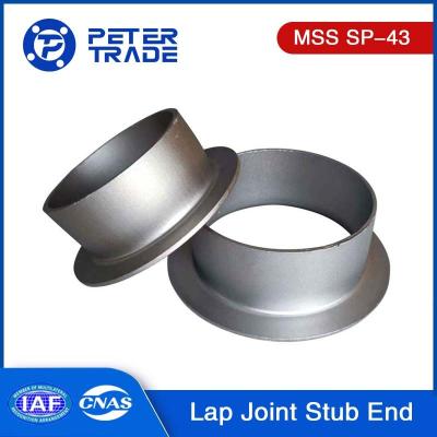 China MSS SP-43 Stub End Fittings with Lap Joint Flange 1/2'' To 24'' Schedule 5s 10s 10s 80s for Industrial Piping Systems for sale