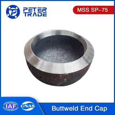 China MSS SP-75 Grooved Pipe Coupling Alloy Steel WPHY Butt Weld Pipe Cap NPS 15 - NPS 60 Pickled for sale