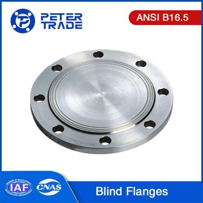 Cina ANSI/ASME B16.5 Piastra di flangia bianca di acciaio al carbonio Flangia cieca di classe A105 900LB BLRF per idraulici in vendita