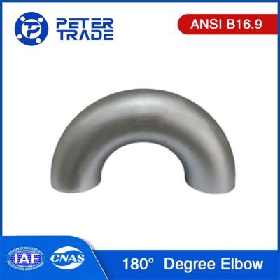 China ASME B16.9 Pipe Fitting Elbow Long Radius Elbows 180 Degree Stainless Steel Pipe Elbow A403 WP304 WP304H WP304L for sale