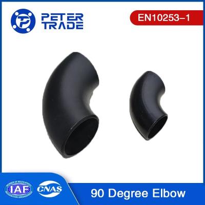 China Carbon Steel Grade S235 S265 5D Radius 90 Degree Elbow EN10253-1 Pipe Fitting Elbow for sale