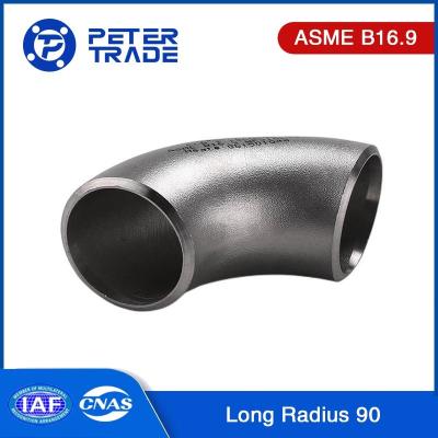 China Stainless Steel ASME B16.9 ASTM A403 WP304 306 321 Butt Weld Long Radius Elbow 90 Degree Elbow for sale