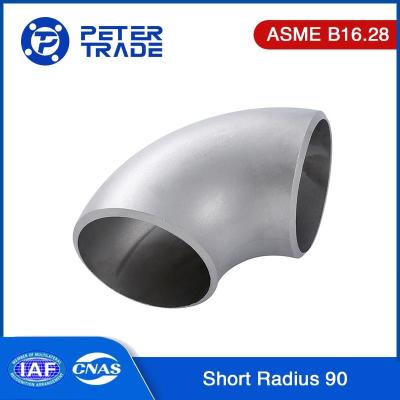 China ASME B16.28 Stainless Steel ASTM A403 WP316/316L 90 Degree Short Radius Elbow for sale