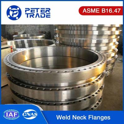 China Class 75 ASME B16.47 Large Diameter Carbon Steel A105 Weld Neck Flanges and Blind Flanges NPS 26-NPS 60 for sale