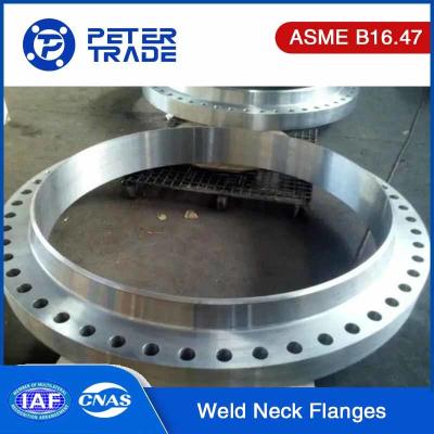 China ANSI B16.47 Big Size SERIES A Class 300 CS Black Painting Weld Neck Flanges And Blind Flanges For Oil And Gas Industry for sale