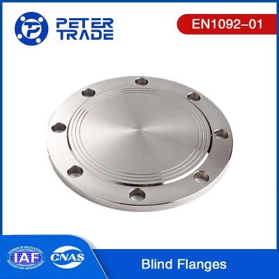 China EN1092-01 TYPE 05 ASTM A105 Carbon Steel Flat Face Blind Flanges PN16 BLFF For Oil And Gas Industry for sale