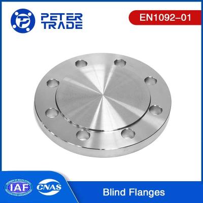 China Carbon Steel Blind Pipe Flange PN63 BLFF Flat Face EN1092-01 TYPE 05 for Higher Pressure Applications for sale