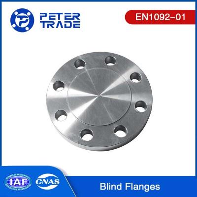 China EN1092-01 Carbon Steel Blind Flange TYPE 05 Raised Face/Flat Face PN100 BLFF BLRF for High Pressure Environment for sale